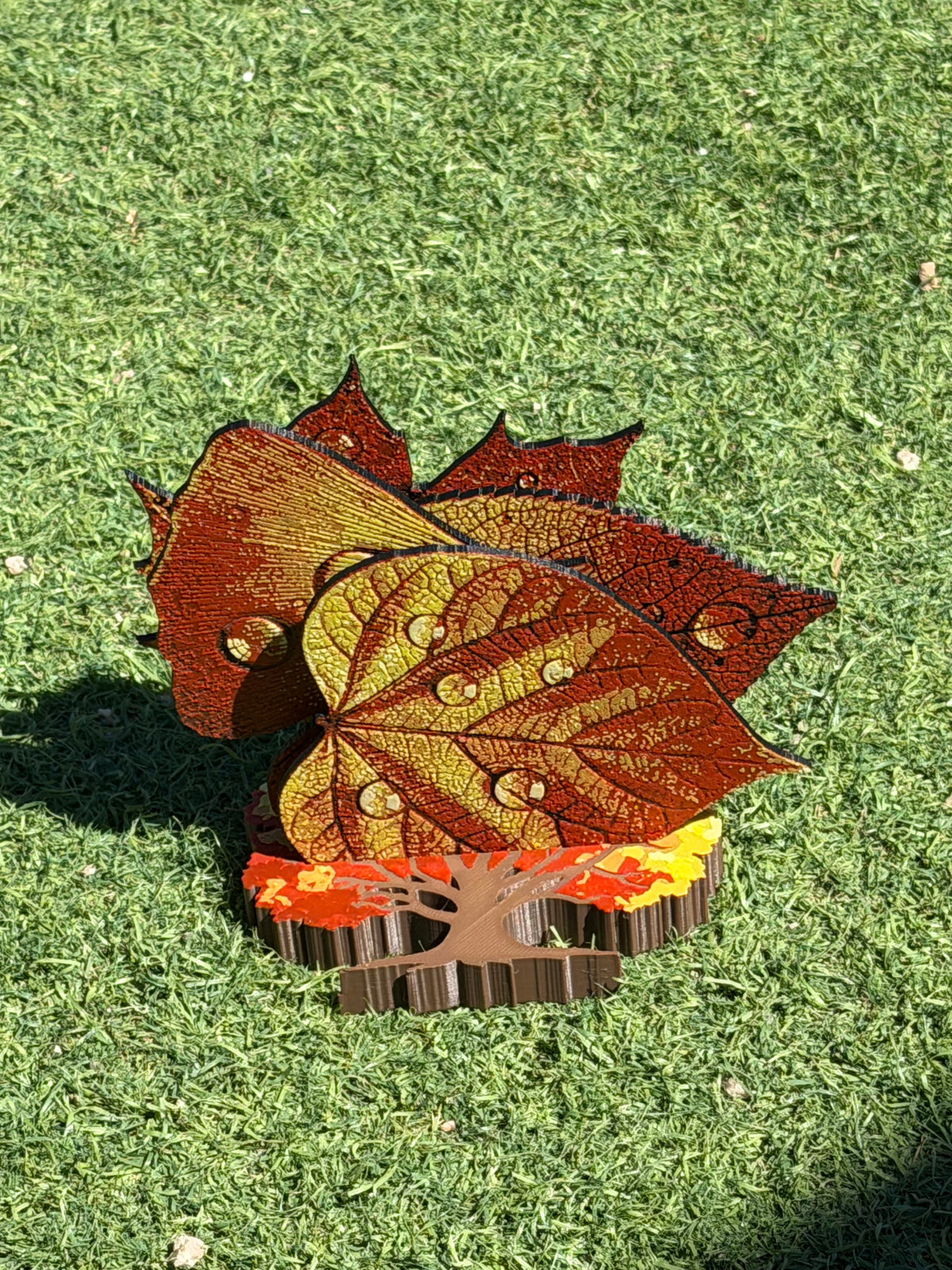 Autumn Tree and Leaves