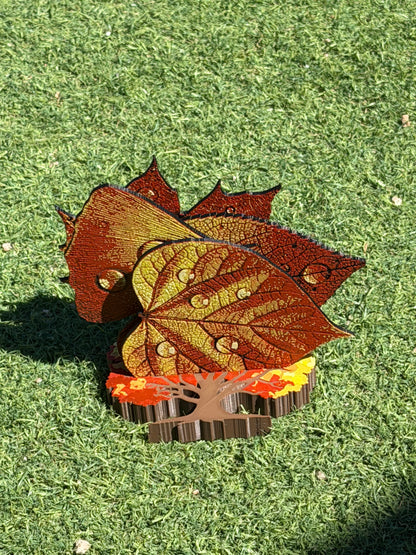 Autumn Tree and Leaves