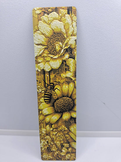 Yellow Bee & Flowers  (2pack)