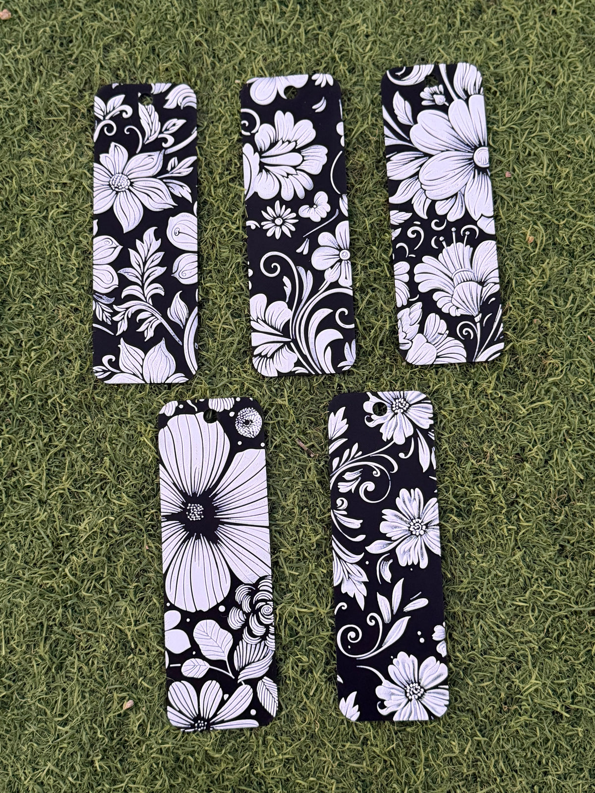 Black and White Floral